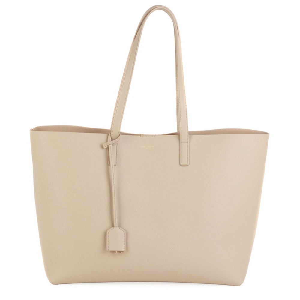 🤎AUTHENTIC YSL EAST WEST TOTE LIGHT BEIGE🤎